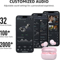 TOZO A1 Wireless Earbuds Bluetooth 5.3 Light Weight in Ear Headphones Rose Gold