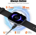 Smart Watch for Men Women, 1.96" Fitness Tracker Running Watch (Answer/Make Call), IP68 Waterproof, Pedometer, Sleep/Step/Activity/Heart Rate