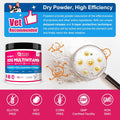 NATURE TARGET Dog Vitamins Powder, Probiotics & Digestive Enzymes for Gut Health, Glucosamine & Chondroitin & Omega 3, Complete Supplement for