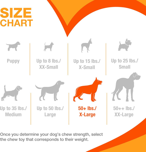 Nylabone Power Chew Textured Ring Dog Chew Toy, Flavor Medley, X-Large | Durable dog toys, long lasting, discourages destructive chewing,
