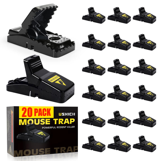20 Pack Mouse Traps Indoor for Home,Mice Traps for House,Reusable Mouse Trap That Work,Small Mice Catchers for Home Indo