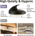 Dry Brushing Body Exfoliating Brush, anti Slip Body Scrubber for Shower, Never Mold Shower Body Cleaning Brush for Deep Cleansing & Soften Skin,