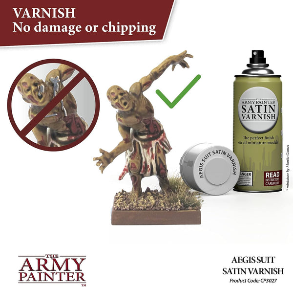 The Army Painter Aegis-Suit Satin Varnish for Dnd Miniature Painting 400 ml