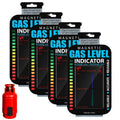 4 Pieces Magnetic Gas Level Indicator Reusable Propane Fuel Level Indicators Propane Tank Gauge for Home Kitchen Tool Outdoor Barbecues, Camping
