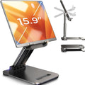 LISEN for iPad Stand Tablet Holder for Desk, Office Desk Accessories for Men Women Kids Tablet Gifts, Office Home Essentials Gadgets Portable