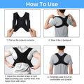 POAGL Posture Corrector for Men | Universal Fit Adjustable Upper Back Brace for Clavicle to Support Neck, Back and Shoulder Pain Relief Kyphosis