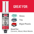 J-B Weld ClearWeld 5 Minute Epoxy, Clear, Syringe, 2 Pack, 50112-2 25ml - 2 Pack