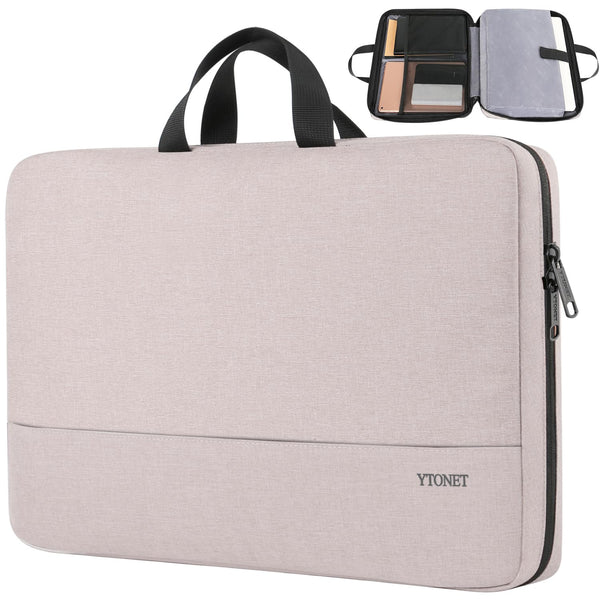 Ytonet Laptop Bag 15.6 Inch, Slim Laptop Case Sleeve Water Resistant Computer Cover for Women, Computer Bags for Women TSA Friendly Compatible