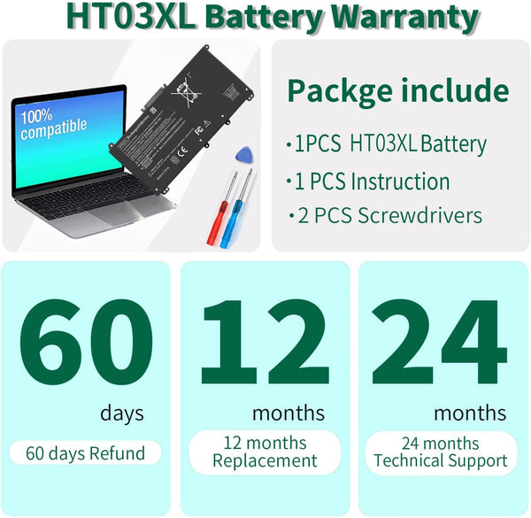HT03XL L11119-855 Laptop Battery for HP Pavilion 14-CE 14-CF 14-DF 15-CS 15-DA 15-DB 15-DW 17-by 17-CA Series 15-CS0053CL 15-DW0033NR 15-DA0014DX