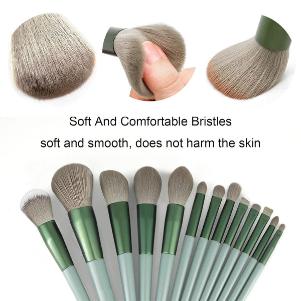 Koccido Makeup Brushes 22 Pcs Makeup Kit,Foundation Brush Eyeshadow Brush Make up Brushes Set (Green, 22 Piece Set) 22 Piece Set Green