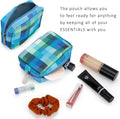 E-Tree Cute Small Makeup Bag,Cosmetic Toiletry Make up Little Items Pouch for Purse,Zipper Mini Tech Charger Cable Electronic Organizer