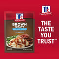 Mccormick 30% Less Sodium Brown Gravy Mix, 0.87 Oz (Pack of 12)
