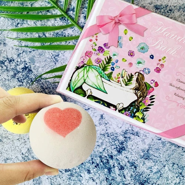 STNTUS INNOVATIONS Bath Bombs, 7 Natural Bath Bomb Gift Set, Handmade Bubble Bathbombs for Women Kids, Gifts for Mom Her Girlfriend, Mothers Day