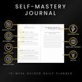 Self-Mastery Journal for Men - Daily Productivity Journal for Happiness, Gratitude, Mindfulness, Self Care & Reflection Ã¢ÂÂ Goal / Guided Journal