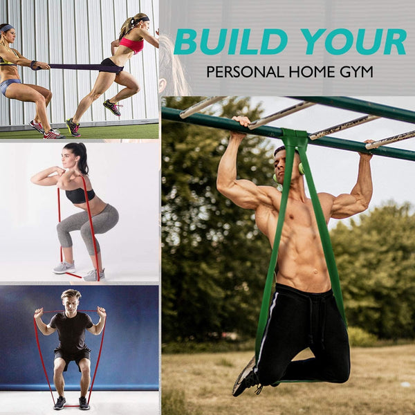 Resistance Band,Pull up Assistance Bands, Workout Bands, Exercise Bands, Resistance Bands Set for Working Out with Door Anchor,Physical Therapy,