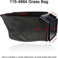 115-4664 Grass Bag - NO Metal Frame - by Braveboy, Compatible with Toro Lawn Mower XT675 59307 22" Lawn Mower 2009, Fits Model 20330 20331 20370