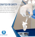 Dynarex 12-Ply Gauze Sponge Sterile 4 x 4 1 Box(ES) 100 per Box 100 Count (Pack of 1)