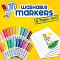 Crayola Pip-Squeaks Washable Marker Set (65Ct), Coloring Set, Art Supplies for Kids, Drawing Kit, Kids Travel Activity, Easter Basket Essentials, 4+