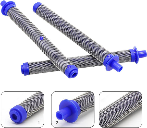 288749 Airless Spray Gun Filter 60 Mesh Compatible for Spray Gun Models SG10, SG20, SG Pro, SG2 and SG3(5/Pack)