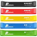 Resistance Bands, Set of 5 Bands â 5 Different Resistance Levels, Exercise Guide, Ebook, Carry Bag â 5X Booty Loop Band for Butt and Legs Women -