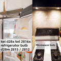 Led KEI D28X KEL 2816X Refrigerator Bulb 3W 2815 D28M Replacement Freezer Light Bulbs 100-265V E17 40W Halogen 500Lm Equivalent Daylight White