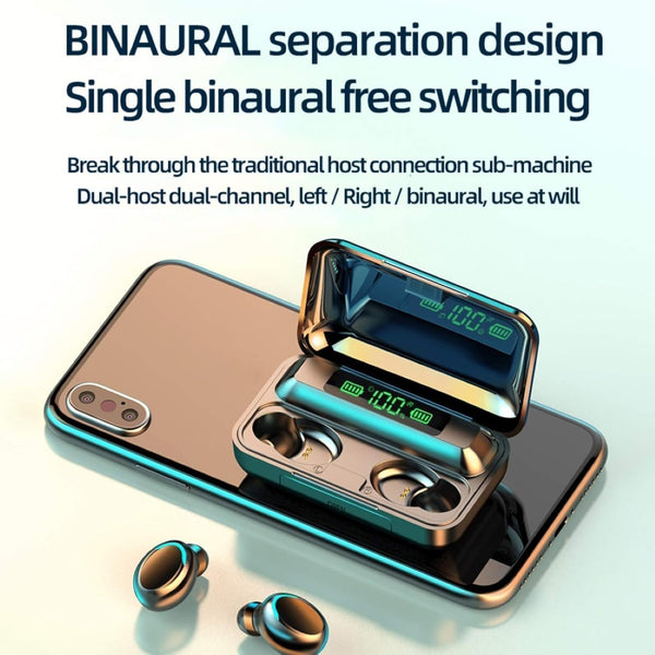 Wireless Earphones, Wireless Earbuds, Hifi Stereo, Bluetooth 5.3 Touch Control Noise Rduction Headphones, Mini Eear Buds Mic In-Ear Headphones