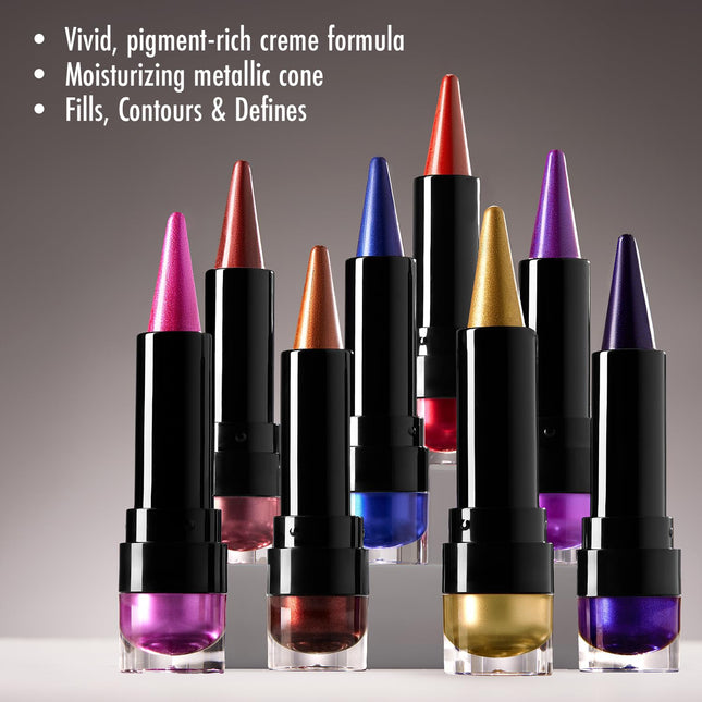 Black Radiance Metalicious Metallic Lipstick Lip Sculptor Amethyst Gemstone (Lig
