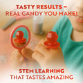 Playz Edible Candy Making Science Kit for Kids Ages 8-12 Years Old - Food Science Chemistry Kid Science Kit with 40 Experiments to Make Your Own