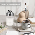 Aelga Glass Sugar Dispenser with Pour Spout, Weighted Pourer, Coffee Bar Accessories for Coffee, Tea and Baking 1