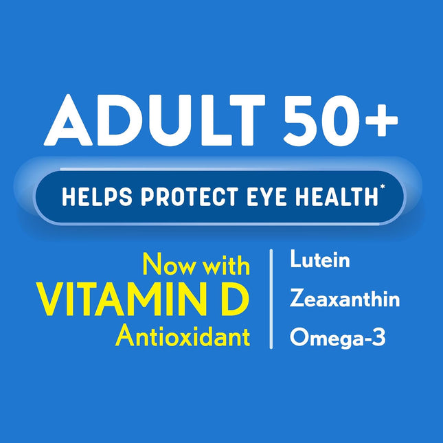 Ocuvite Adult 50+ Eye Vitamins and Mineral Supplements with Lutein, Zeaxanthin a