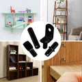 104Pcs Shelf Pins Pegs Kit,4 Styles Shelf Support Pegs,Bookshelf Pegs for Shelves,Cabinet Shelf Bracket Pegs Shelf Holders Pins for Kitchen