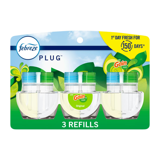Febreze Plug in Air Freshener, Odor-Fighting Scented Oil Refill, Air Fresheners 