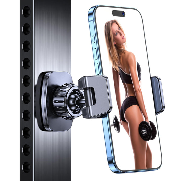 Magnetic Phone Holder for GymÃ£ÂÂStrong MagnetsÃ£ÂÂGym Magnetic Phone Holder Attach to Metal Surface, Magnetic Phone Mount for Gym Accessories