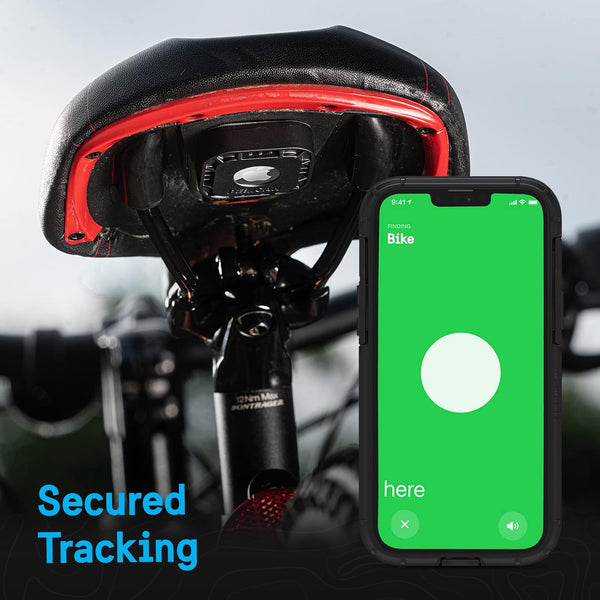 Pelican Protector 4-Pack AirTag Holder with 3M Adhesive Sticker - Black | Rugged and Shockproof Air Tag Case - Hidden AirTag Holder/Cover Stick On