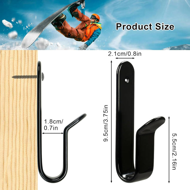 Snowboard Wall Mount Clips, Horizontal Skateboard Wall Mount?Snowboard Display S