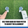 Putting Alignment Aid Tool - Golf Ball Marker - Rotate to Aim - Golf Gift Accessory for Men & Women Golfers - USGA Compliant 1