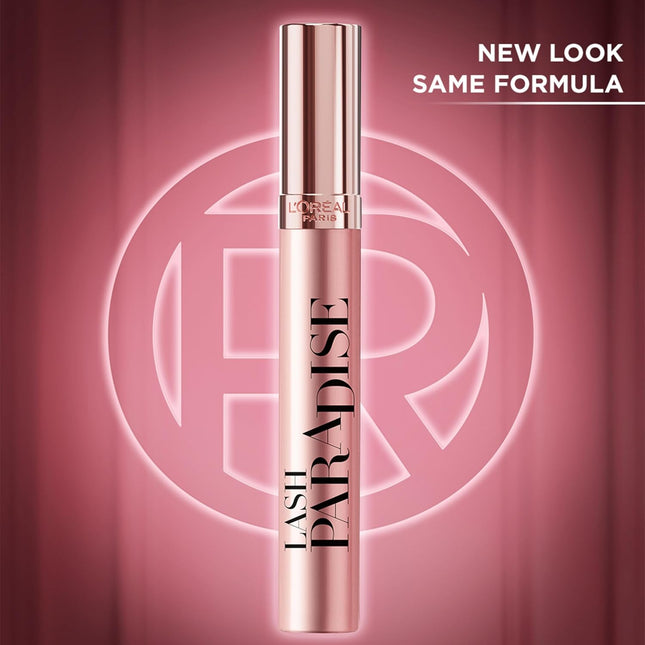 L'Oreal Paris Voluminous Lash Paradise Waterproof Mascara, Blackest Black, 0.25 