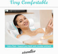 Luxury Bath Pillow for Tub - Non-Slip and Extra-Thick, Head, Neck, Shoulder and Back Support. Soft and Large Comfort Bathtub Pillow Cushion