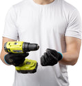 G & F Work Gloves for Men, Lightweight Grip, Polyurethane Coated, Touchscreen Compatible, Flexible & Breathable, Durable Construction, Ideal for