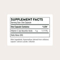 THORNE Vitamin C 1,000 mg, Ascorbic Acid Supplement, 60 Capsules 60 Count (Pack of 1)