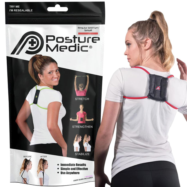 PRIMEKINETIX Posturemedic Dynamic Posture Brace for Neck and Back Support -For E