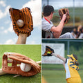 Softball and Baseball Glove Lace Kit - Mitt Leather Lacing Repair in Baseball Gloves - Deluxe Relacing - 2 Leather Laces Birch