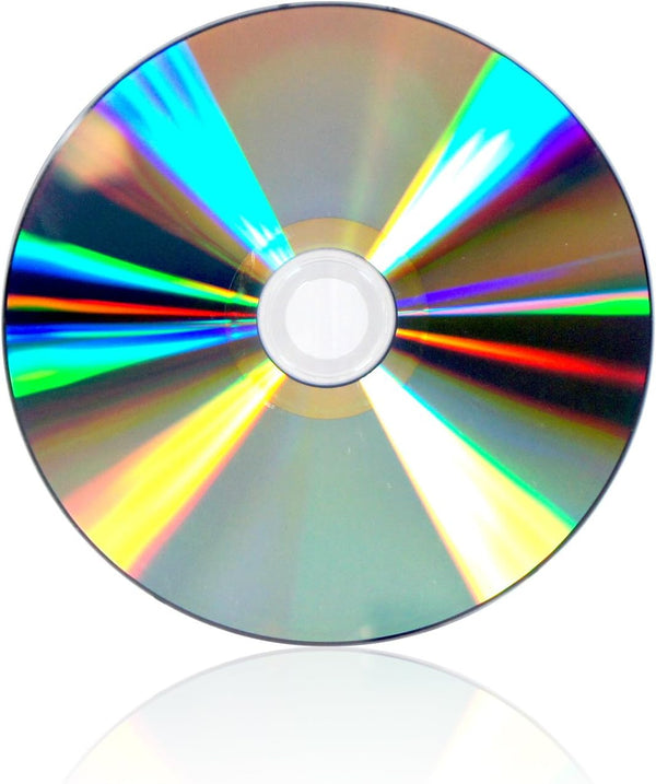 Smartbuy 100-disc 700mb/80min 52x CD-R Shiny Silver Blank Recordable Disc | Shiny Silver Metalized Hub, Silk Screen Printable, Mark writable, OEM