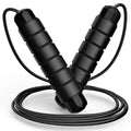 Jump Rope, Tangle-Free Rapid Speed Jumping Rope Cable with Ball Bearings for Women, Men, and Kids, Adjustable Steel Jump Rope with Foam Handles