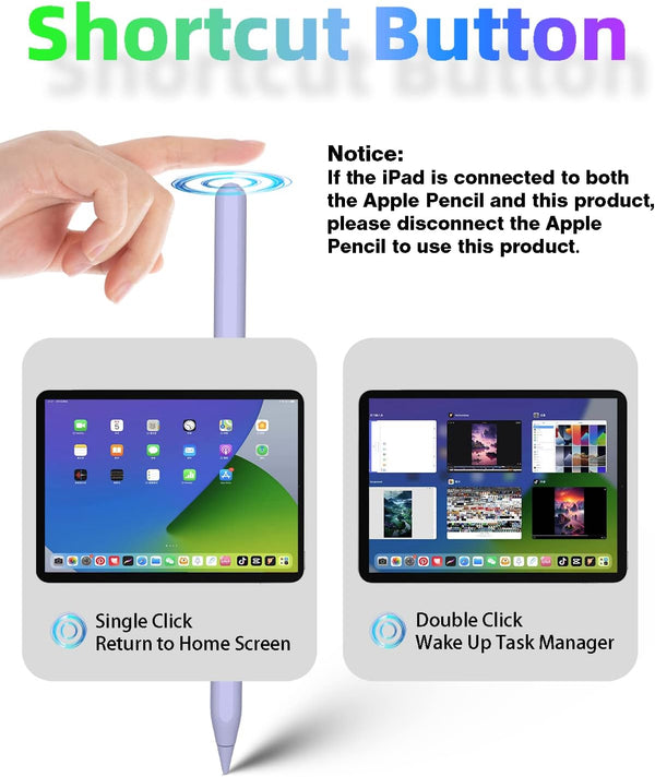 Gnanlen iPad Pencil 2nd Generation with Magnetic Wireless Charging, Same as Apple Pencil 2nd Generation,The Pen Compatible with iPad Pro 11 in