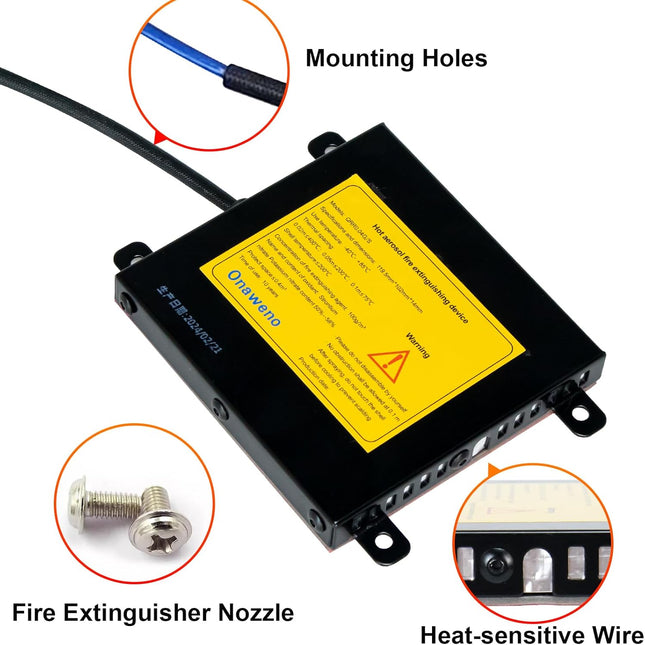 Automatic Fire Extinguisher,Thermal Induction Fire Extinguisher, Small Fire Extinguishers, Battery Fire Extinguishers, D