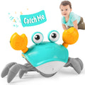 Hirger Crawling Crab Baby Toys 6-12 Months: Infant Tummy Time Toys, Dancing Walking Crab for Toddler 1 2 3 Year Old, 1st Birthday Gift with Music