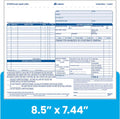 Adams Auto Repair Order Forms, 8.5 x 7.44 Inch, 3-Part, Carbonless, 50-Pack, White and Canary (GT3870) 50-Pack Repair Order Forms