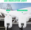 Thermostatically Controlled Outlet, Plug-in Freeze Protection Thermostat for 120V Pipe Heating Cables, Automatically Turn On at 35°F and Off at