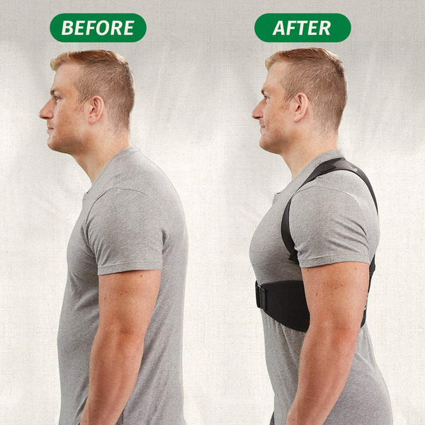 Hempvana Arrow Posture - Fully Adjustable Posture Support & Posture Corrector for Upper Body - Helps Correct Slouching, Text Neck and Hunching